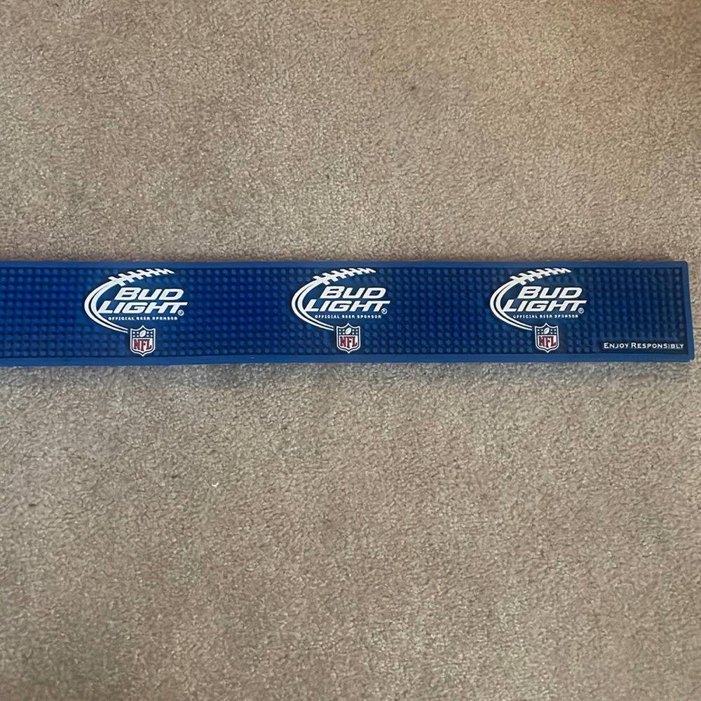 Bud light bar mat